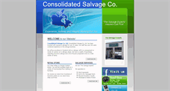 Desktop Screenshot of consolidatedsalvage.com