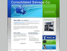 Tablet Screenshot of consolidatedsalvage.com